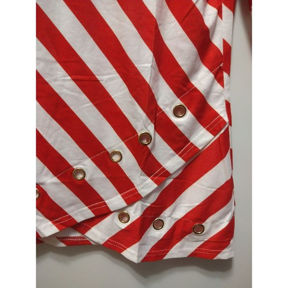 Veteran's Day American Flag T shirt with gold keyhole detail and pocket size M - Picture 4 of 6